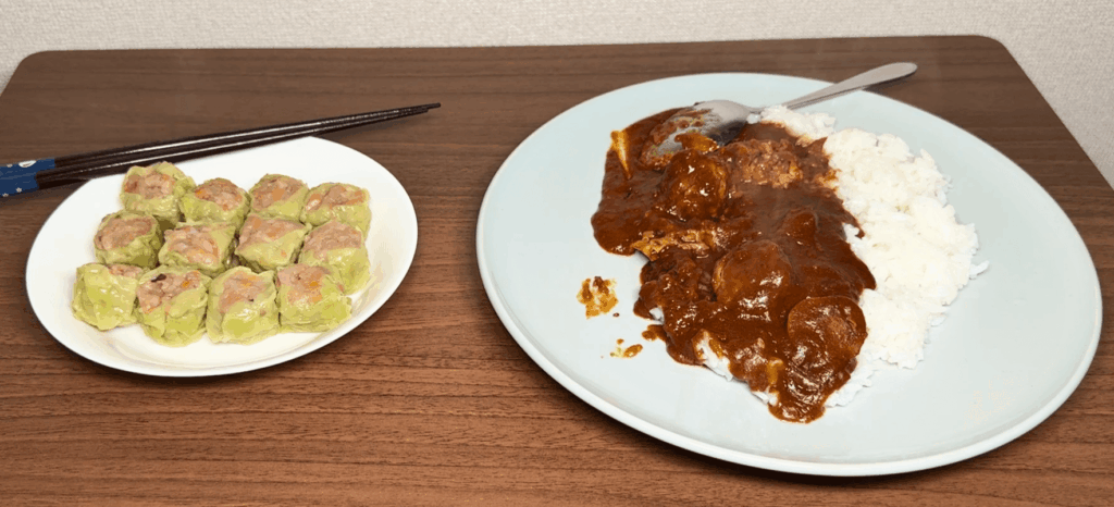 崎陽軒の横浜かりぃと野菜シウマイの完成