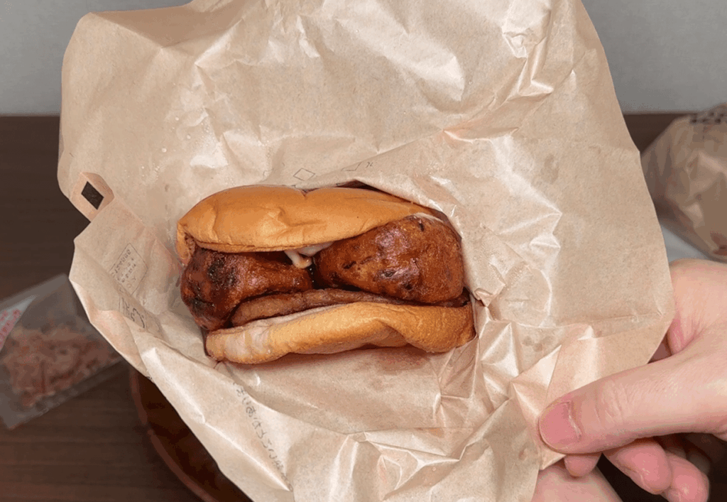 ファーストキッチン たこ焼きバーガー