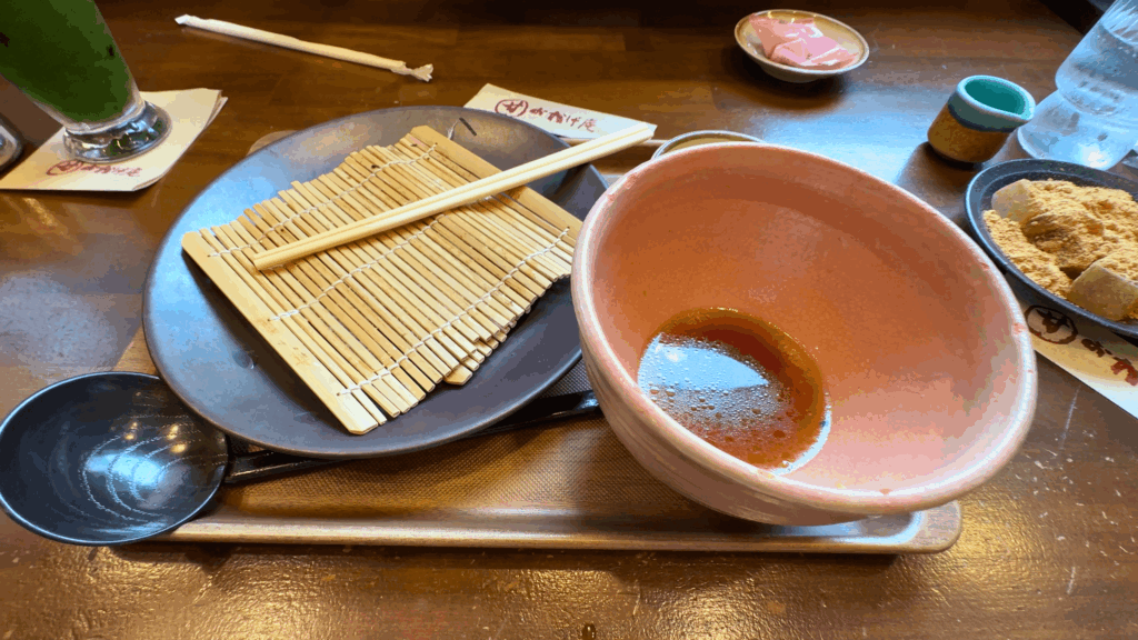 肉つけきしめんを完食